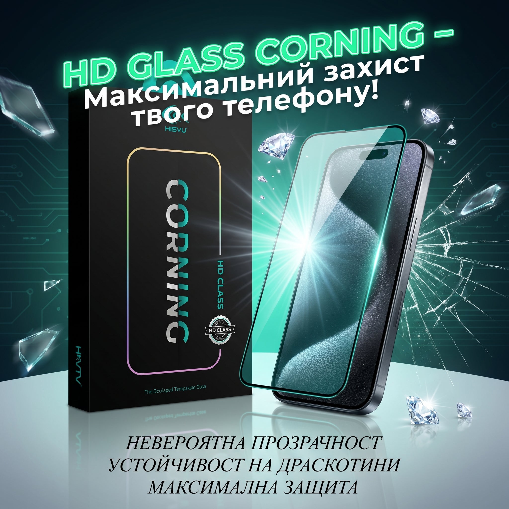 Стъклен протектор I-RUYU Corning IPhone