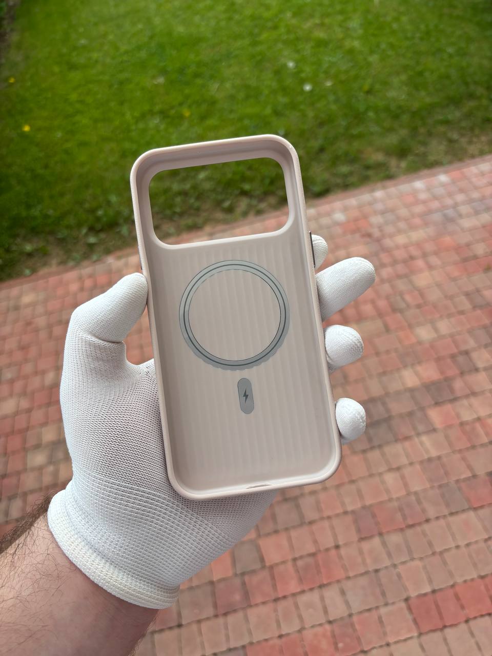 Калъф  Leather  Magsafe IPhone 17 Pro Max