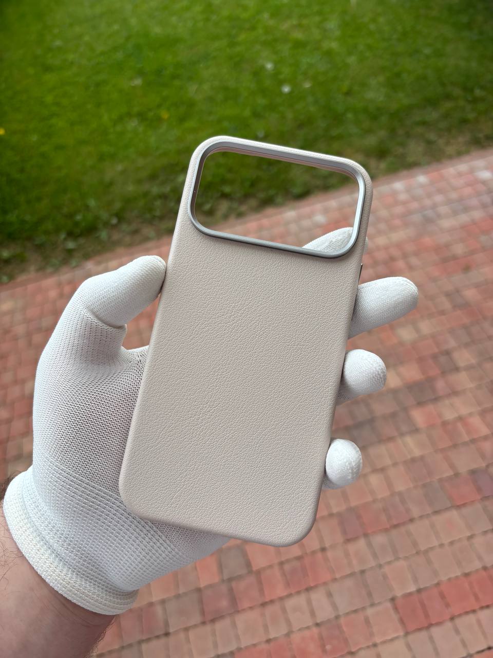 Калъф  Leather  Magsafe IPhone 17 Pro Max