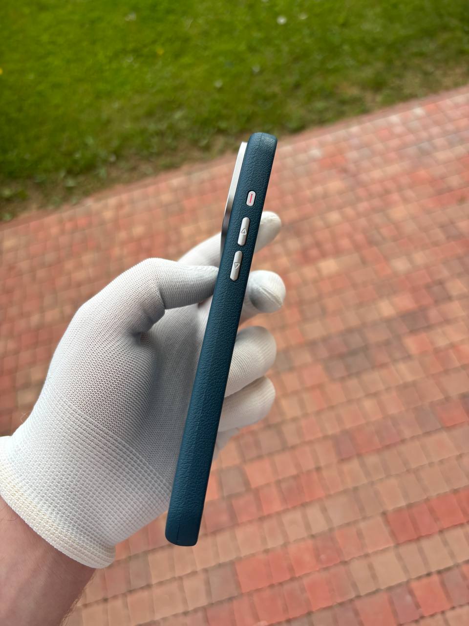 Калъф  Leather  Magsafe IPhone 17 Pro Max