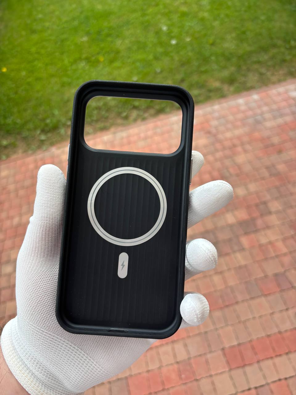 Калъф  Leather  Magsafe IPhone 17 Pro Max