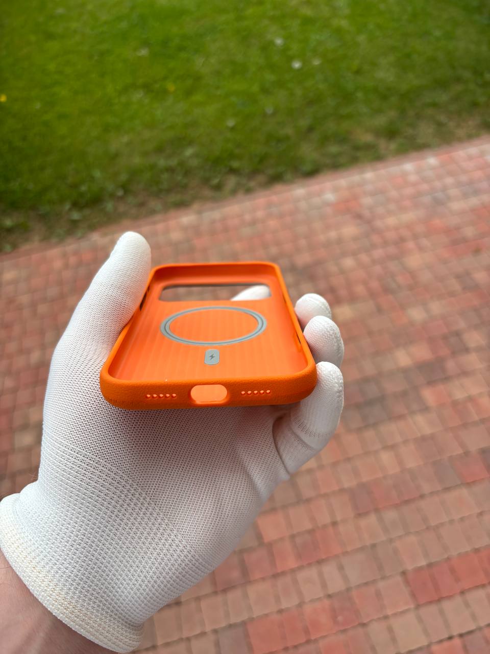 Калъф  Leather  Magsafe IPhone 17 Pro Max