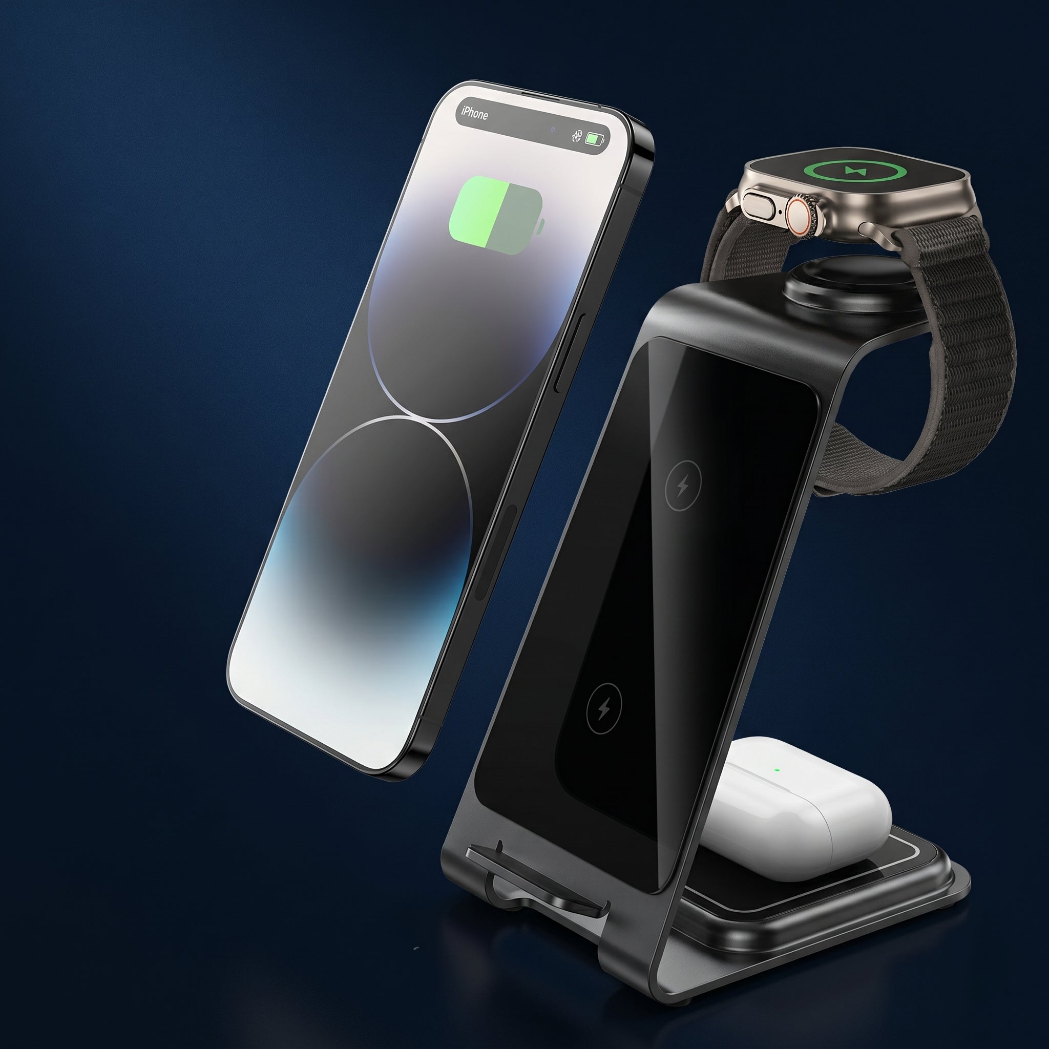 AppCase Omni Power 3-в-1 безжично зарядно 15W