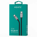 Кабел Heatz Dense Metal USB-C to USB-C 60W (1m)