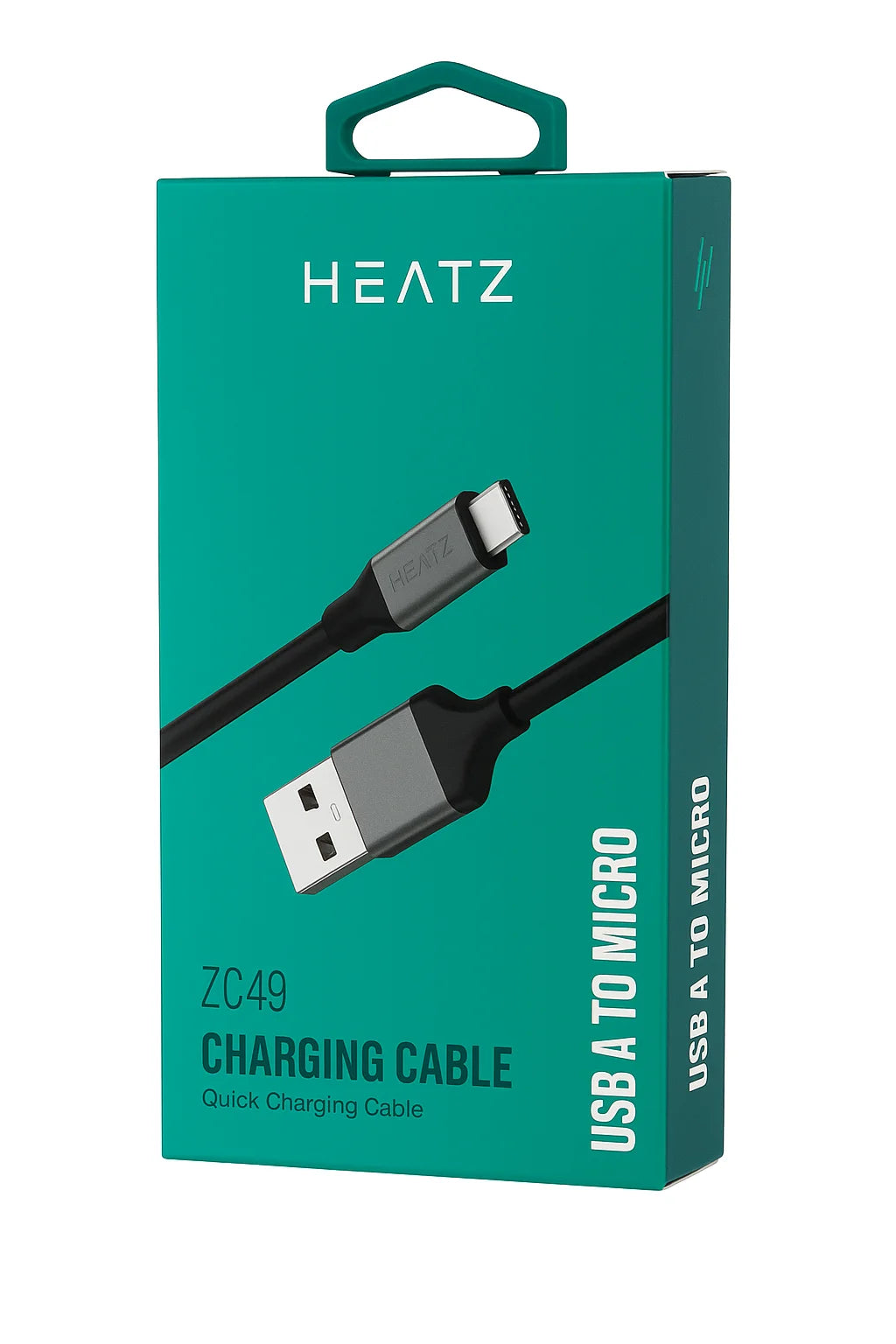 Кабел Heatz Metal USB to Micro USB 2.4A (1m)
