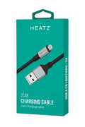 Heatz Metal кабел USB-A към Lightning 2.4A 1м