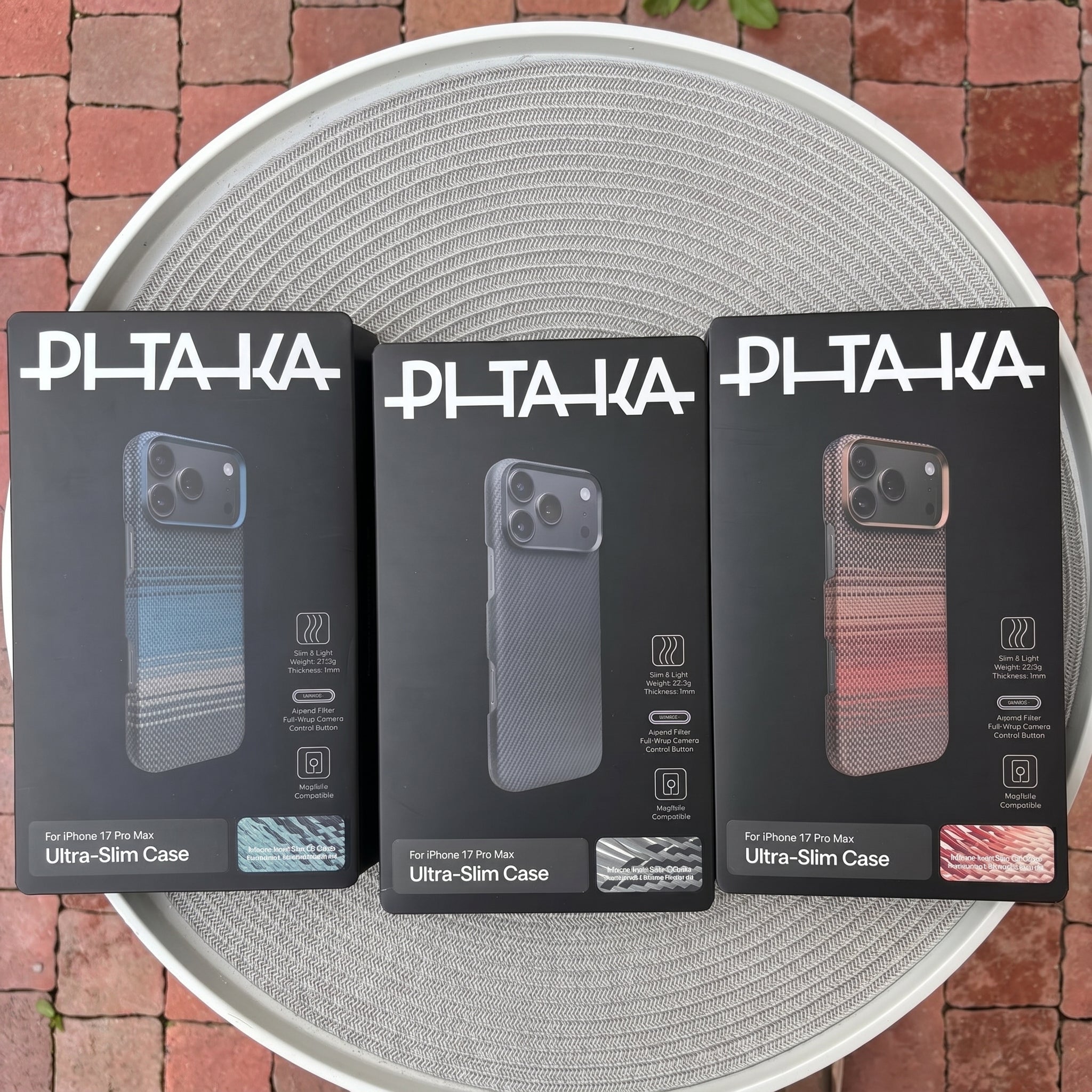 Ultra-Slim кейсове PITAKA за iPhone 17 Pro Max