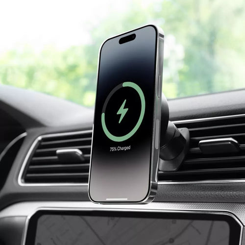 AppCase Light Circle автомобилна стойка с безжично зарядно 15W